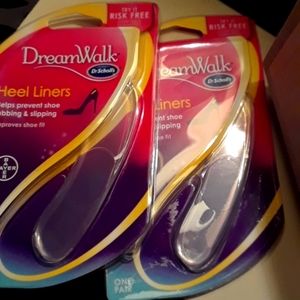 DR SCHOLL HEEL LINERS ONE PAIR. ONE SIZE